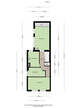 Floorplan - Bosscheweg 283, 5013 AB Tilburg