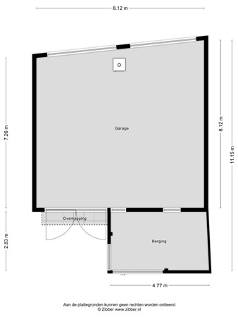 Floorplan - Bosscheweg 283, 5013 AB Tilburg