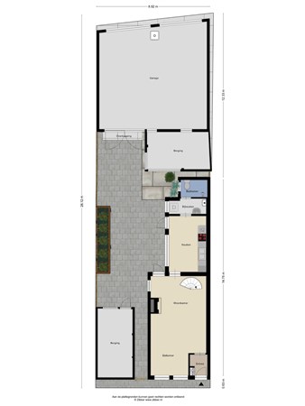 Floorplan - Bosscheweg 283, 5013 AB Tilburg