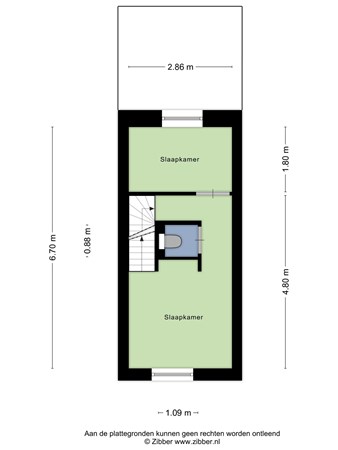 Floorplan - Stedekestraat 22e, 5041 DN Tilburg