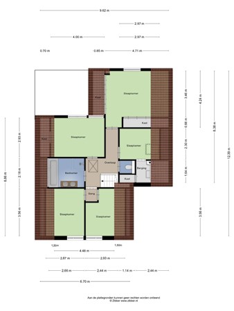 Floorplan - Breitnerlaan 1, 4907 NV Oosterhout