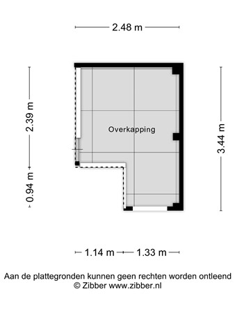 Floorplan - Breitnerlaan 1, 4907 NV Oosterhout
