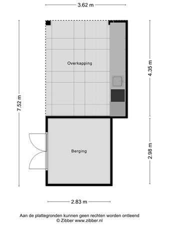 Floorplan - Breitnerlaan 1, 4907 NV Oosterhout