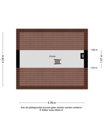 Floorplan - Lanciersstraat 110, 5017 CT Tilburg