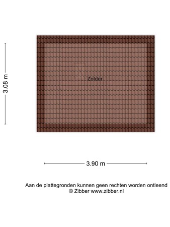 Floorplan - Paterstraat 53, 5025 KH Tilburg