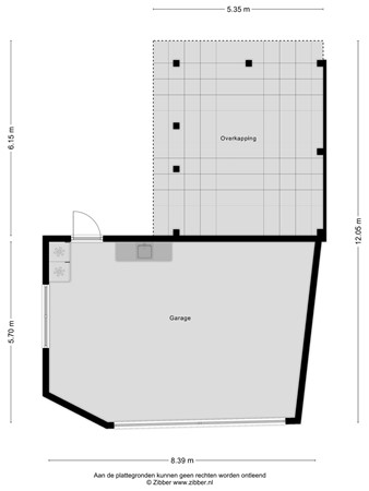 Floorplan - Gravenhof 9, 5133 CW Riel