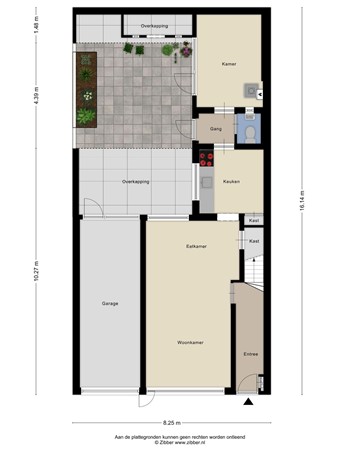 Floorplan - Van Hogendorpstraat 53a, 5046 LB Tilburg