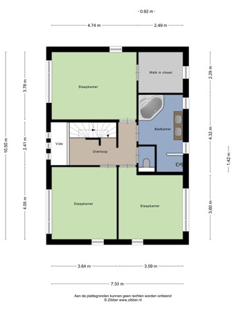 Floorplan - Vordenstraat 5, 5036 WJ Tilburg