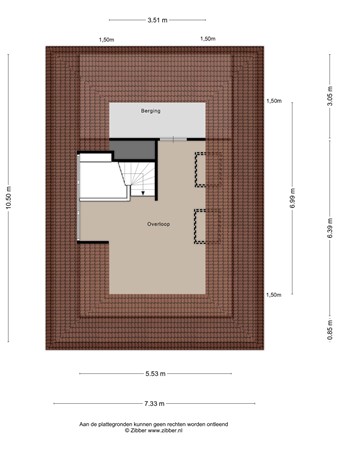 Floorplan - Vordenstraat 5, 5036 WJ Tilburg