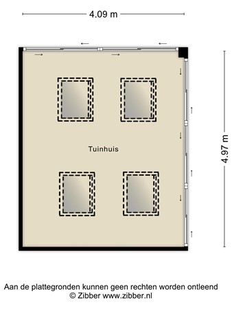 Floorplan - Vordenstraat 5, 5036 WJ Tilburg