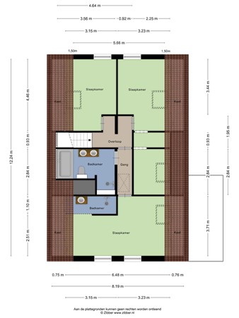 Floorplan - Craenweide 51, 5056 BW Berkel-Enschot