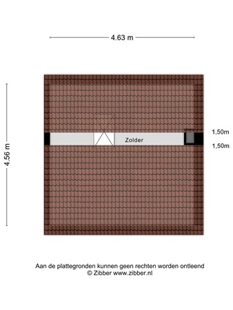 Floorplan - Hoefstraat 231, 5014 NL Tilburg