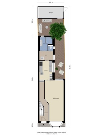 Floorplan - Pagestraat 21, 5021 DA Tilburg