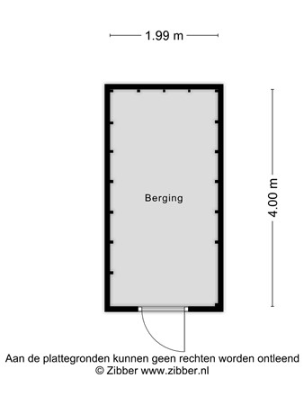 Floorplan - Galjoenstraat 56, 5017 CN Tilburg