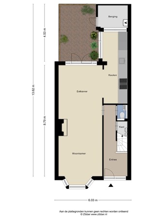 Floorplan - Jan Pieterszoon Coenstraat 77, 5018 CR Tilburg