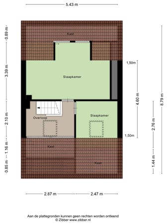 Floorplan - Jan Pieterszoon Coenstraat 77, 5018 CR Tilburg