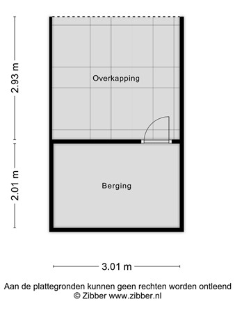 Floorplan - Delflandstraat 26, 5018 DD Tilburg