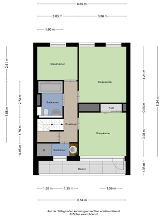 Floorplan - Jeroen Boschlaan 3, 5056 CV Berkel-Enschot