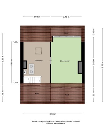 Floorplan - Jeroen Boschlaan 3, 5056 CV Berkel-Enschot