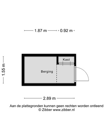 Floorplan - Tivolistraat 62-13, 5017 HR Tilburg