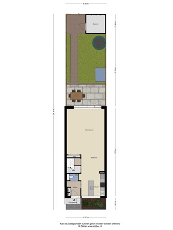 Floorplan - Koolhovenlaan 94, 5036 TR Tilburg
