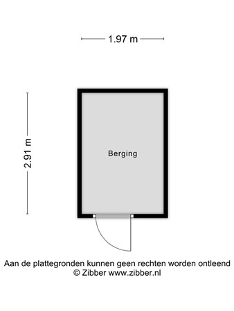 Floorplan - Ellingtonlaan 42, 5012 BM Tilburg