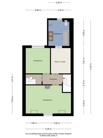 Floorplan - Jan Aartestraat 68, 5017 EE Tilburg