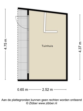 Floorplan - Jan Aartestraat 68, 5017 EE Tilburg