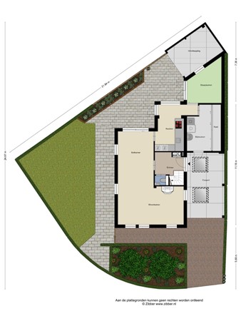 Floorplan - Gildelaan 90, 5081 PH Hilvarenbeek
