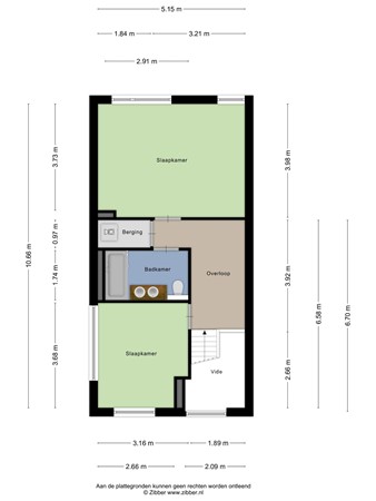 Floorplan - Cypresstraat 7, 5038 KS Tilburg