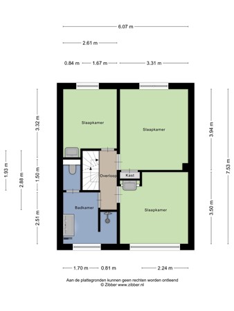 Floorplan - Molenbochtstraat 4, 5014 EP Tilburg