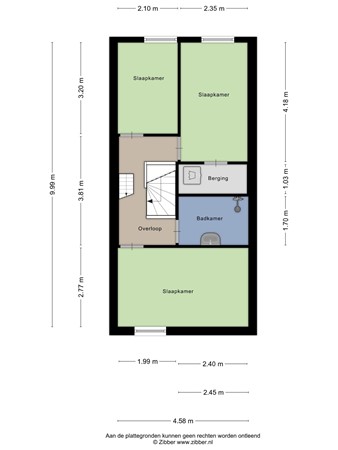 Floorplan - Metslawierstraat 51, 5045 EB Tilburg