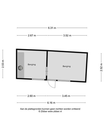 Floorplan - Waterhoefstraat 60, 5041 HD Tilburg