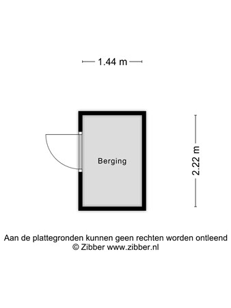 Floorplan - Galjoenstraat 28-11, 5017 CN Tilburg