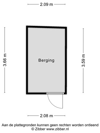 Floorplan - Boksdoornerf 88, 5038 KD Tilburg