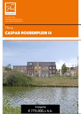 Brochure preview - brochure Caspar Houbenplein 14 Tilburg