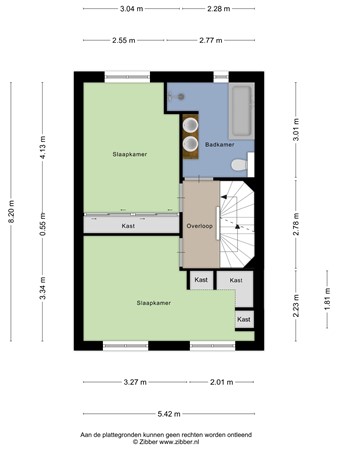 Floorplan - Caspar Houbenplein 14, 5018 DC Tilburg