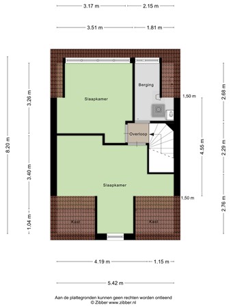 Floorplan - Caspar Houbenplein 14, 5018 DC Tilburg