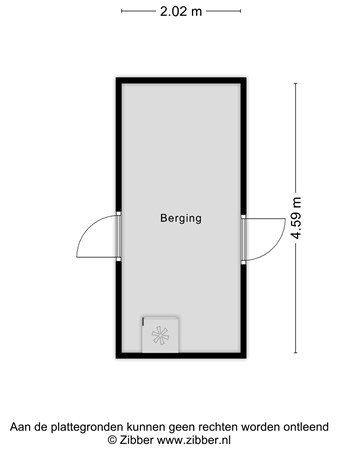 Floorplan - Mijnsheerenlandstraat 49, 5045 LH Tilburg