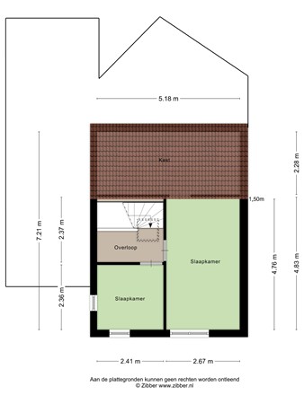 Floorplan - Barneveldstraat 27, 5043 CA Tilburg
