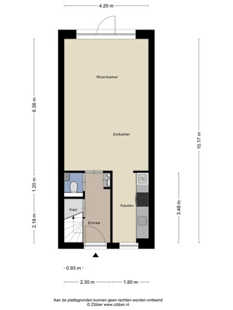 Floorplan - Ringbaan-Noord 122, 5046 AC Tilburg