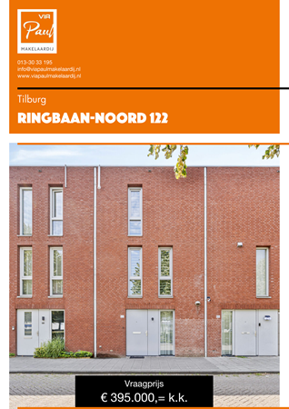 Brochure preview - brochure Ringbaan-Noord 122 Tilburg