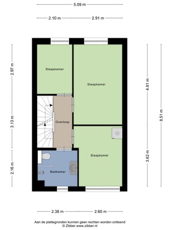 Floorplan - Akkerwinde 33, 5102 HC Dongen