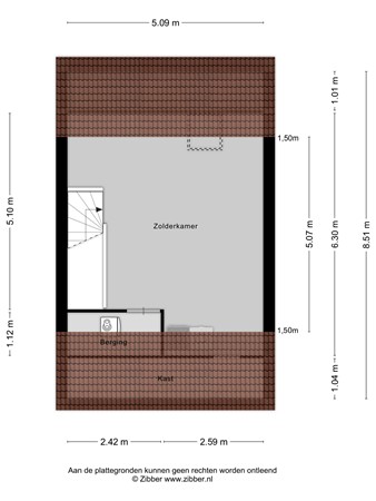 Floorplan - Akkerwinde 33, 5102 HC Dongen