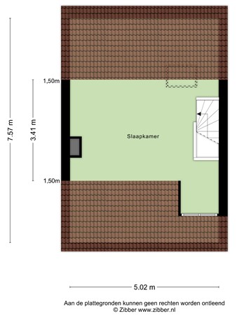 Floorplan - Gildebroedersstraat 54, 5017 BD Tilburg