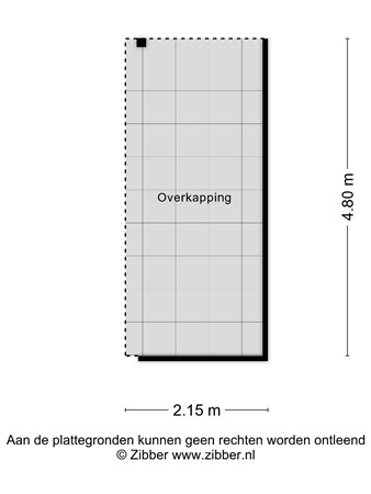 Floorplan - Gildebroedersstraat 54, 5017 BD Tilburg