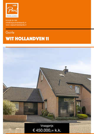 Brochure preview - brochure Wit Hollandven 11 Goirle