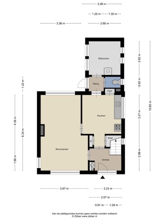 Floorplan - Groot Kraaivenstraat 21, 5051 EN Goirle