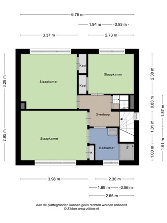 Floorplan - Groot Kraaivenstraat 21, 5051 EN Goirle