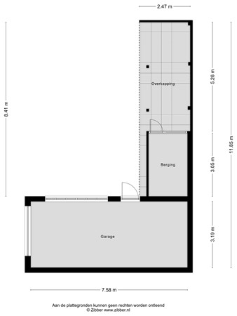 Floorplan - Groot Kraaivenstraat 21, 5051 EN Goirle